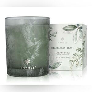 Thymes Scented Candles for Home Decor - Luxury Home  (Highland Frost, 6.5 oz)